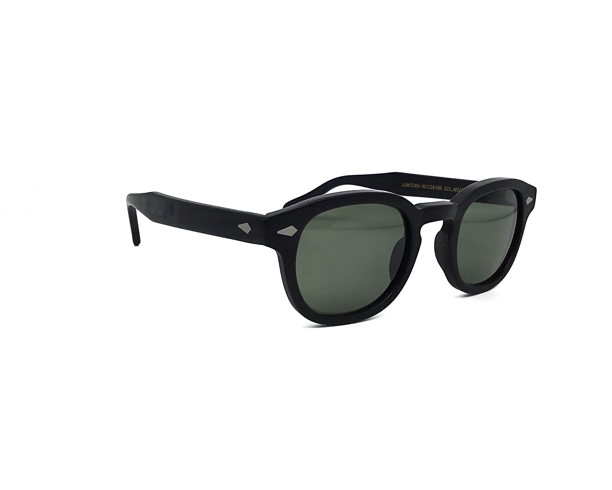 Moscot Sun Lemtosh matte black sunglasses | Ottica Visiva